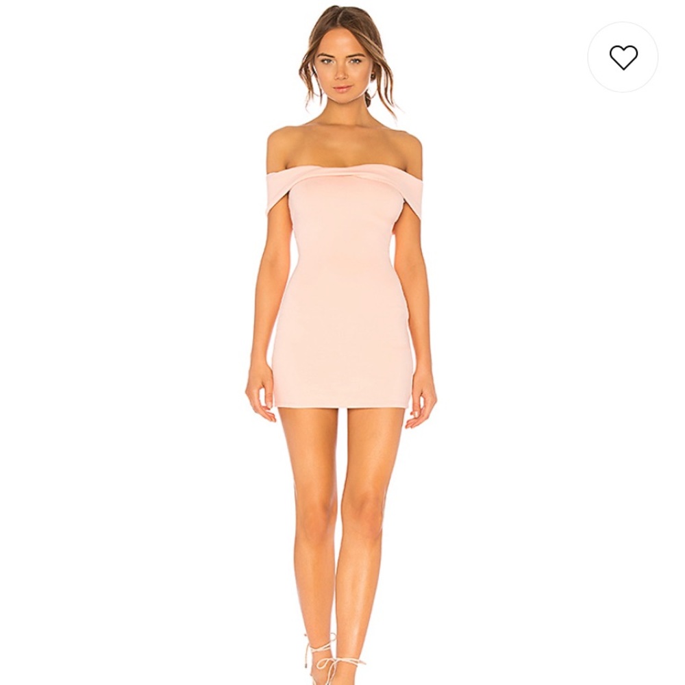 Revolve bodycon pink dress